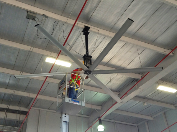 fan installation safety